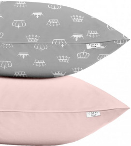   Cosas CROWN GREY ROSE SetPillow_CrownGrey_Rose_5070 (4822052050316)