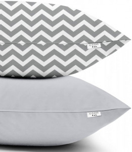   Cosas ZIGZAG GREY GREY SetPillow_ZigzagGrey_Grey_5070 (4822052050446) 3