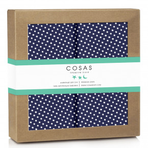   Cosas DROP WHITE BLUE (SetPillow_DotsBlue_5070) 5