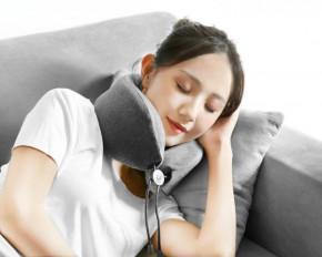   LF Massage sleep neck pillow Gray 3