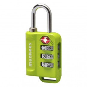 - Munkees TSA Combi Lock lime (3610-LM)