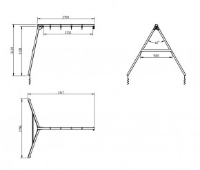    KBT Blue Rabbit Kiosk + Swing  7