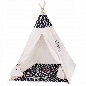  - Springos Tipi XXL TIP01 White/Black