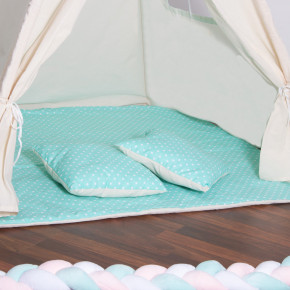  - Springos Tipi XXL TIP04 White/Mint 9