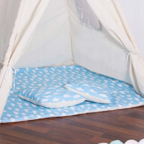  - Springos Tipi XXL TIP05 White/Sky Blue 19