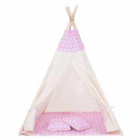  - Springos Tipi XXL TIP09 White/Pink 6