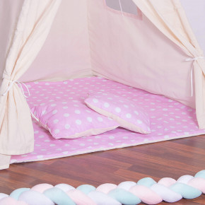  - Springos Tipi XXL TIP09 White/Pink 12