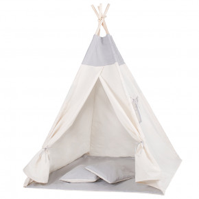  - Springos Tipi XXL TIP10 White/Grey