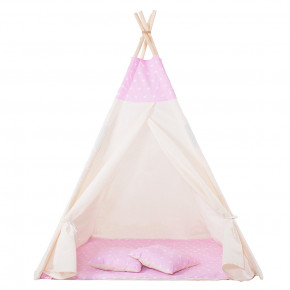  - Springos Tipi XXL TIP12 White/Pink 10