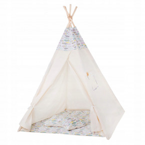  - Springos Tipi XXL TIP14 White/Mix