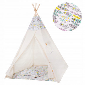  - Springos Tipi XXL TIP14 White/Mix 11