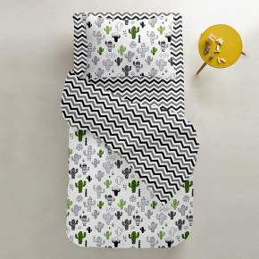   Cosas CACTUS GRAY GREEN ZIGZAG (CactusGrayGreen_zig_155q) 3