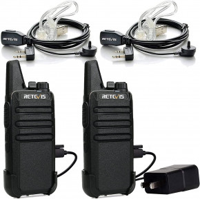  Retevis RT22 Walkie Talkies Two-Way Radios   䳿   ( 2 ) Black