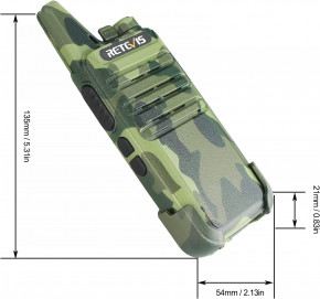   Retevis RT22 Walkie Talkies Two-Way Radios      ( 2 ) Camouflage (2)