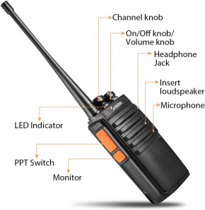   Topsung Long Range Walkie Talkies, Weather Alert,         ( 4 ) (3)