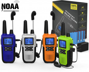   Topsung Long Range Walkie Talkies, Weather Alert,         ( 4 ) (1)