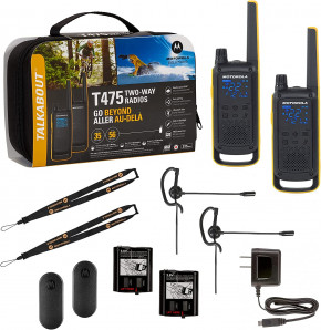  Motorola T475 Extreme Two-Way Radio Black W/Yellow ( 2 .) 6