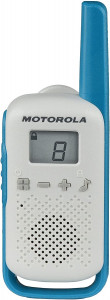   Motorola T114TP Talkabout White/Blue 2 Way Radio ( 3 ) (3)