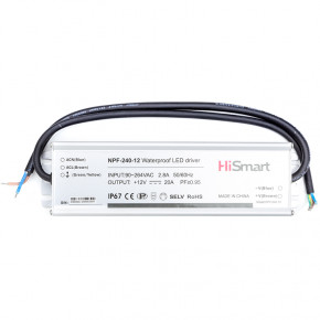   HiSmart 12V, 20A, 240W, PFC, IP67