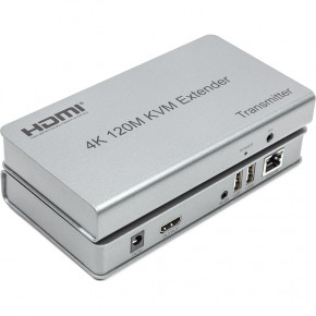 ���������� HDMI ������� PowerPlant HDMI 4K/30hz �� 120� ����� CAT5E/6 (HDES120-KVM) (CA912933)