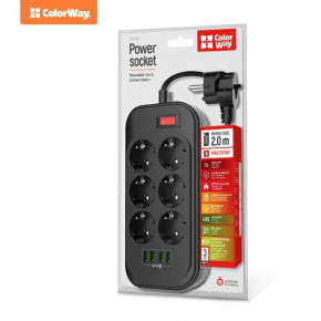 Գ  olorWay CW-CHE64B 6  4xUSB 2  Black