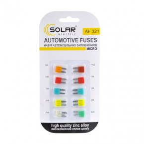   MICRO   (5A, 7.5A, 10A, 15A, 20A, 25A, 30A) 10 Solar (AF321)