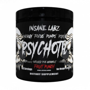  Insane Labz Psychotic Black 216g Fruit Punch 100-75-4895241-20