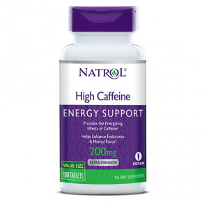  Natrol High Caffeine 200mg 100  