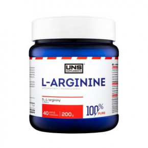   UNS 100% Pure L-ARGININE - 200g 100-40-0551556-20