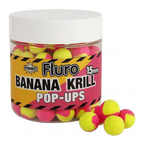  Dynamite Baits Two Tone Banana & Krill Fluro Pop-Ups 20mm 100g DY606