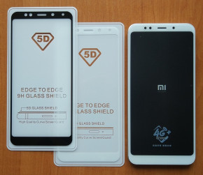   Full Glue  Xiaomi Redmi 5 Plus Black 3