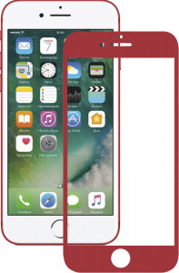   Mocolo 3D Full Cover Tempered Glass iPhone 7 Red #I/S