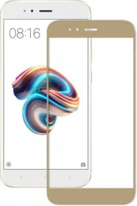   Mocolo 2.5D Full Cover Tempered Glass Xiaomi Mi5x/MiA1 Gold #I/S