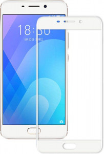   Mocolo 2.5D Full Cover Tempered Glass Meizu M6 Note White #I/S