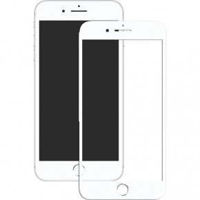   Mocolo 3D Full Cover Tempered Glass iPhone 8 White #I/S