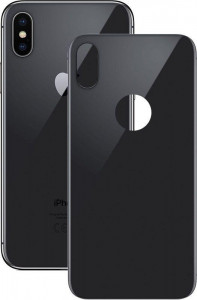   Mocolo 3D Backside Tempered Glass iPhone X Black #I/S