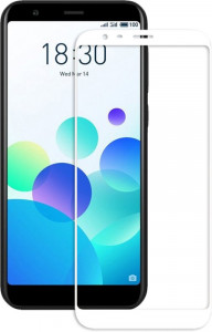   Mocolo 2.5D Full Cover Tempered Glass Meizu M8c White #I/S