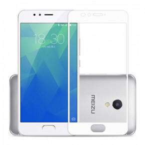  c TTech Full Cover 3D Series 9H Meizu M5S White (BS-000058911)