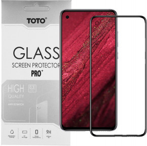   TOTO 5D Full Cover Tempered Glass Huawei Nova 4 Black #I/S