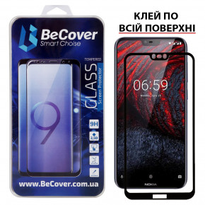   BeCover Full Glue & Cover  Nokia 6.1 Plus/X6 2018 Black (703143)