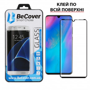   3D Curved Edge BeCover  Huawei P30 Pro Black (703672)