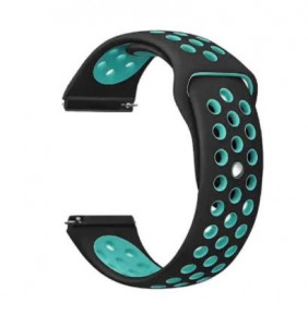  Nike Style BeCover  Xiaomi iMi KW66 / Mi Watch Color / Haylou LS01/LS02 / Haylou Smart Watch Solar LS05 Black-Blue (705800)