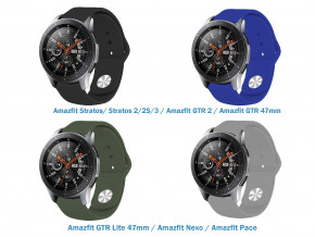    BeCover 4   Amazfit Stratos/ Stratos 2/2S/3 / Amazfit GTR 2 / Amazfit GTR 47mm / Amazfit GTR Lite 47mm / Amazfit Nexo / Amazfit Pace Boy (706523)