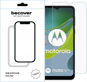   BeCover Motorola Moto E13 3D Crystal Clear Glass (709248)