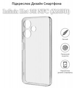   BeCover Infinix Hot 30i NFC (X669D) Transparancy (709795)