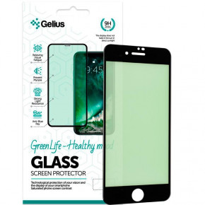   Gelius Green Life Full Glue  iPhone 7 8 Black 4