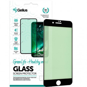   Gelius Green Life Full Glue  iPhone 7 8 Plus Black