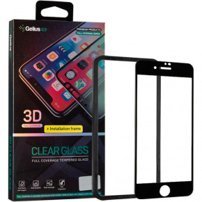   Gelius Pro 3D Full Glue + Installation frame  iPhone 7 8 Plus Black 5