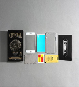  Remax Crystal Set Black ( + )  IPhone 6Plus/6sPlus 3