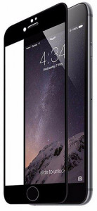   Rock 3D Tempered Glass Screen Protector with Soft Edge iPhone 7 Plus Black #I/S